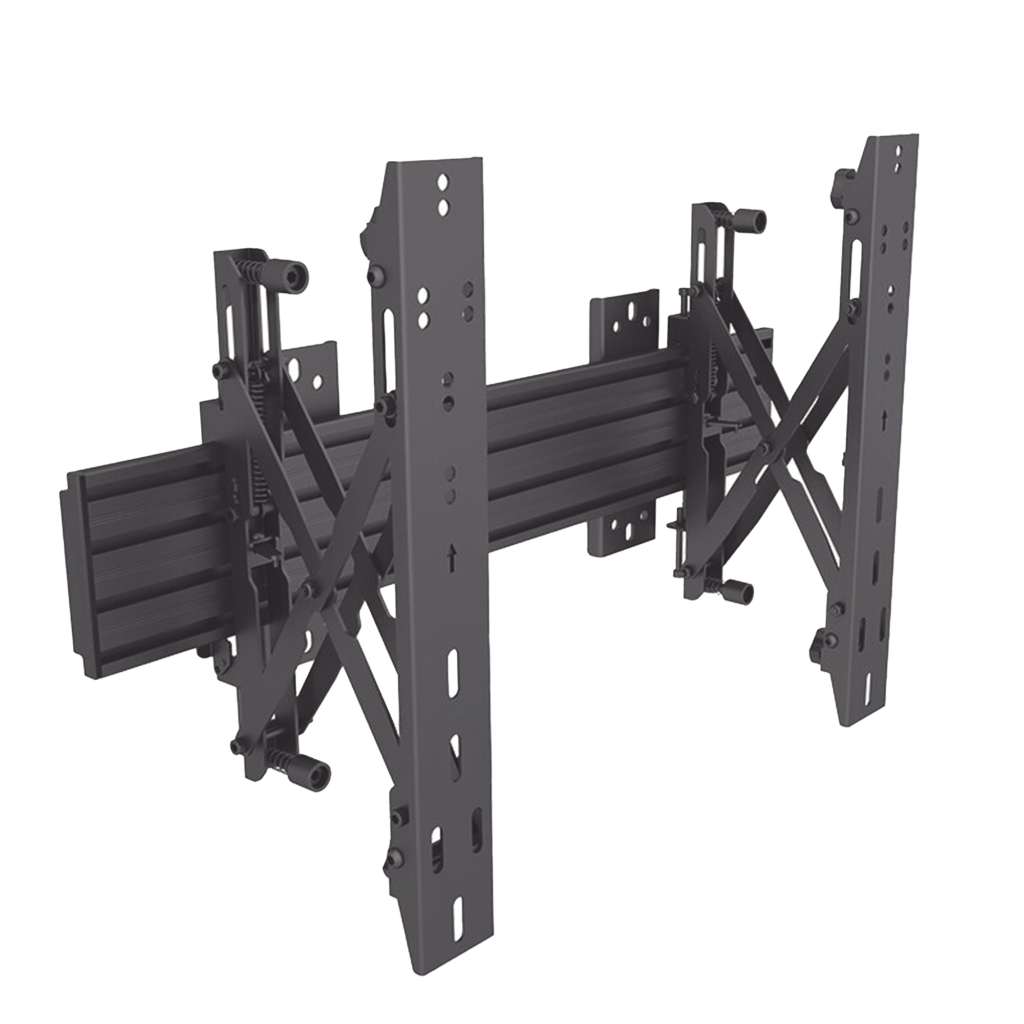 Montaje de Pared Push in - Pop out para Videowall| VESA 600 x 400| Para Pantallas de 37" a 75" | Capacidad Maxima de Carga 30 Kg